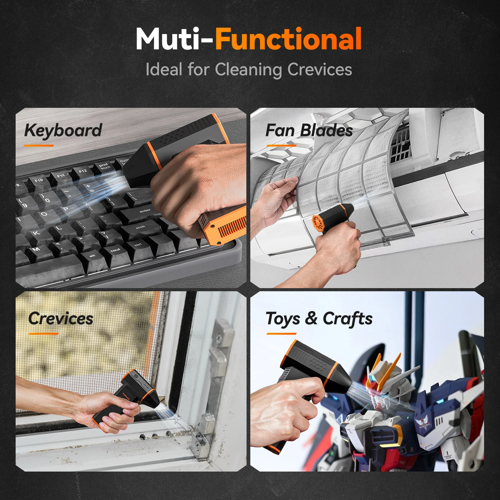 Electric Air Duster –110000RPM Super Power | WOLFBOX MF50 - Image 4