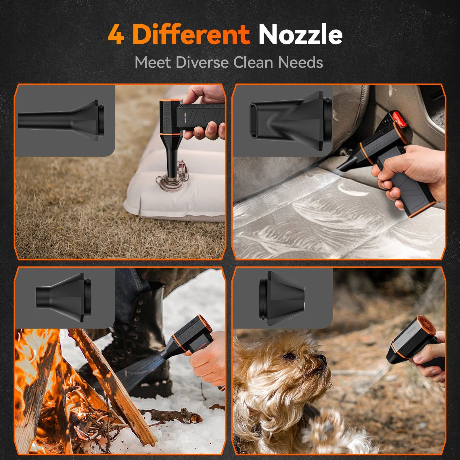 Electric Air Duster –110000RPM Super Power | WOLFBOX MF50 - Image 5