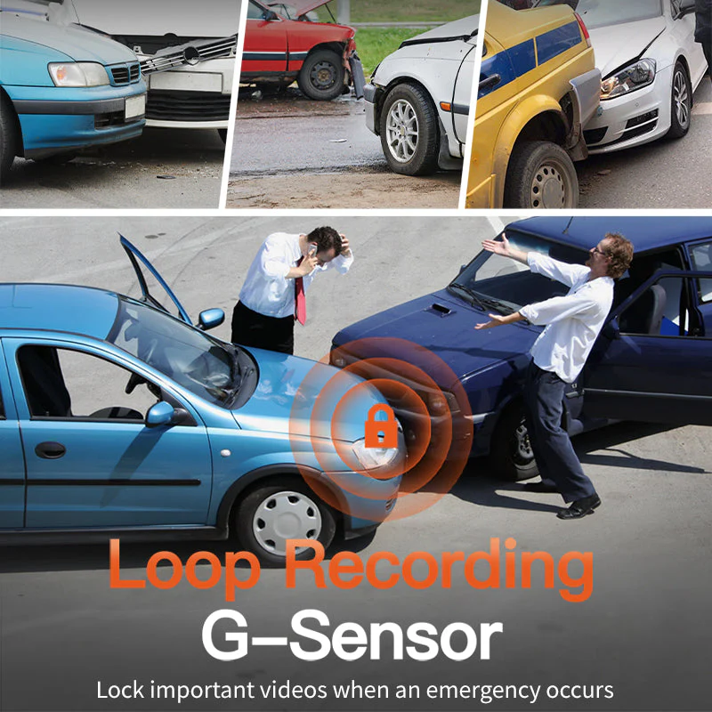 WOLFBOX G840S 12″ 4K Mirror Dash Cam 2160P Full HD Smart Rear View Camera Mirror Dash Cam RHD - Image 4