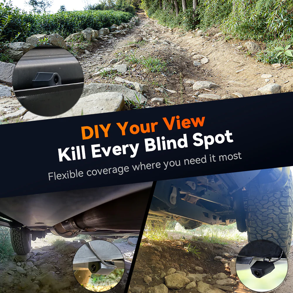 WOLFBOX G900 TriPro Bumper Version 3 Channel Rear View Mirror RHD - Image 5