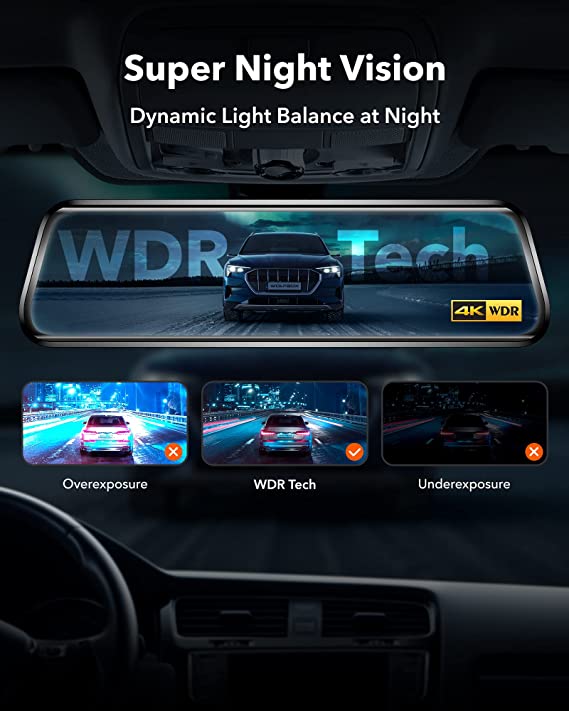 WOLFBOX G930  Rear View Mirror Camera - Image 3