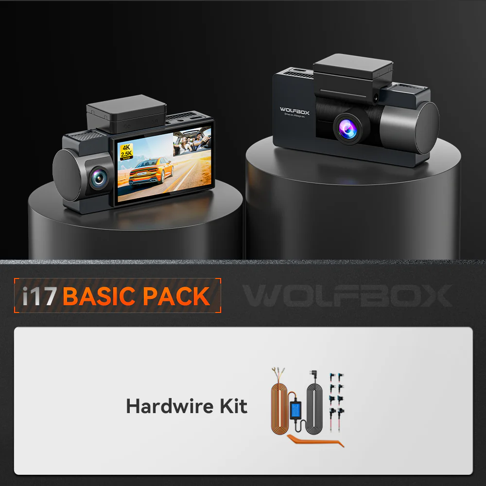 WOLFBOX i17 4K+2.5K 5G WiFi Super IR Night Vision Dash Cam - Image 8