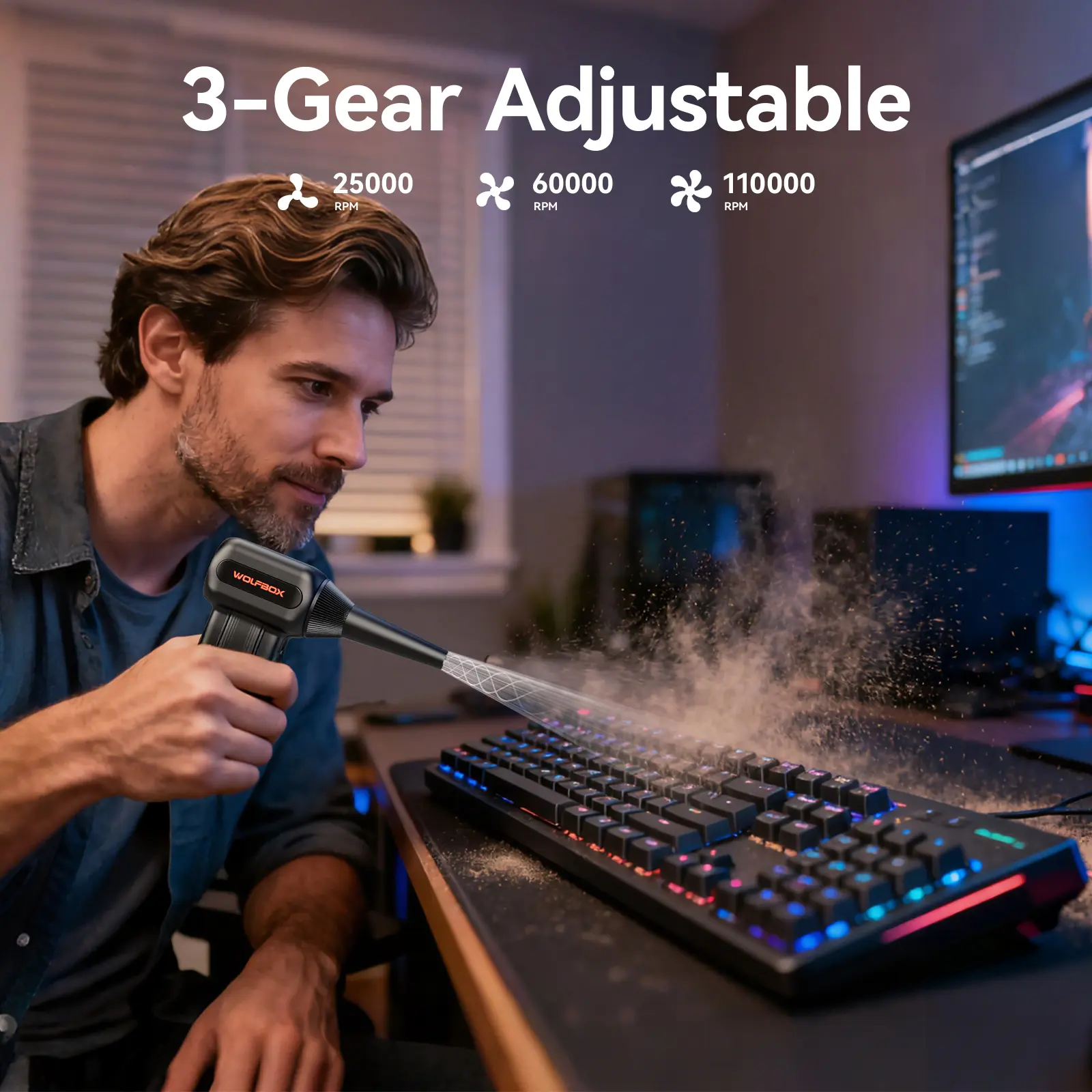 WOLFBOX MF60 Compressed Air Duster - Image 5