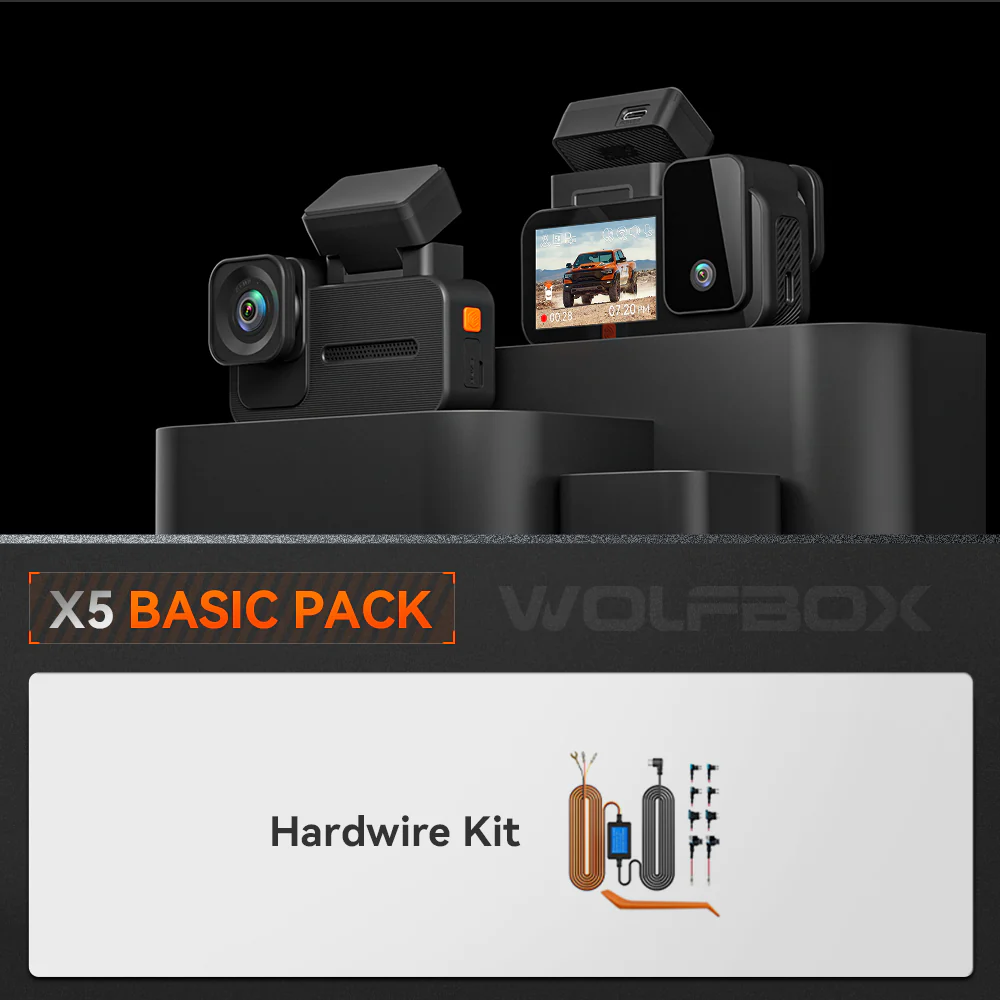 WOLFBOX X5 3 Channel Touchscreen WiFi Mini Dash Camera - Image 8